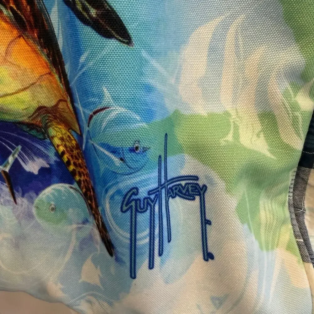 Guy Harvey Sea Turtle Tote/ Beach Bag